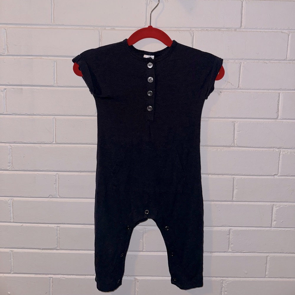 SMASH + TESS - Joey Mini Romper in Naturally Navy size 12-18 months - baby/kids